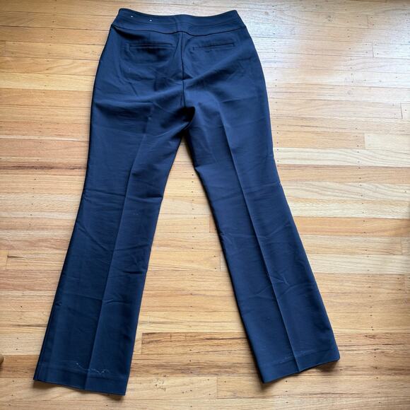 Ann Taylor Curvy Navy Blue Straight Leg Trouser Pants Size 6 Career Office Work - Picture 7 of 7
